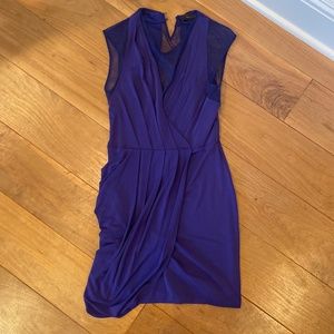 violet short dress